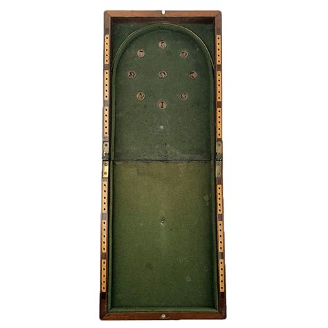 Antique Victorian Mahogany Folding Bagatelle Game Board | Avonlea ...