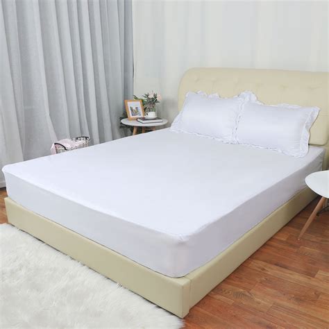 PiccoCasa Cotton Waterproof Mattress Pad Protector Cover Breathable and ...