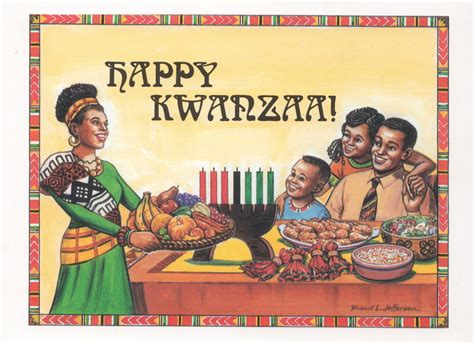 Kwanzaa Card - Family Celebration - JonMar Greeting Cards