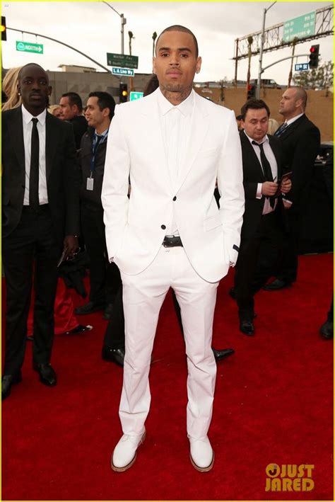 Chris Brown in Lanvin at the 2013 Grammy Awards (Rarely ever does a man make this list and ...