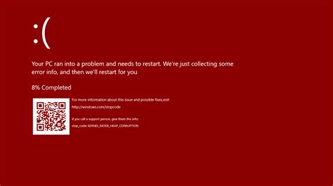 Red Screen Of Death Windows 10 by FlamePrincess3535 on DeviantArt