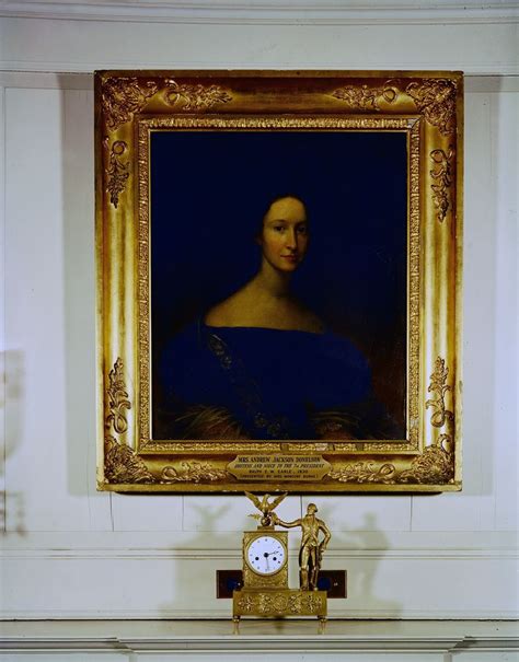 White House paintings, “Mrs. Andrew Jackson Donelson, Hostess and Niece to the President,” by ...