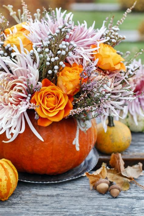 Fall Autumn Decoration Flower Table Centerpiece Arrangements - www.weeklybangalee.com