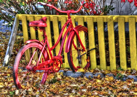Red Bike Free Stock Photo - Public Domain Pictures