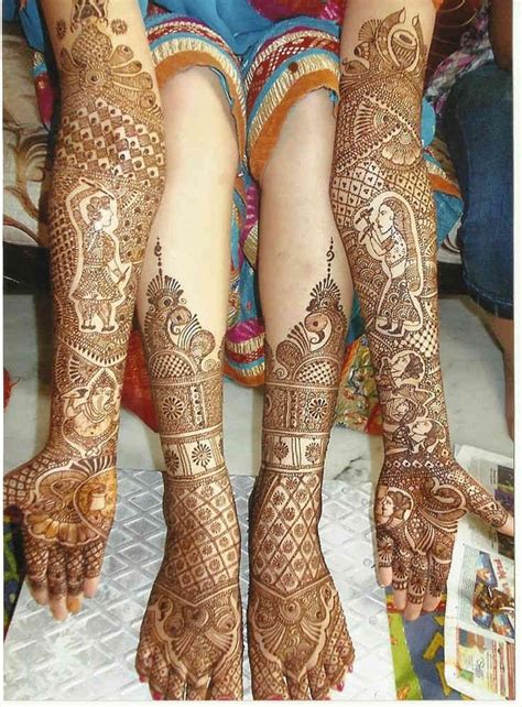 Fresh and Beautiful Bridal Indian Mehndi Designs for Full Hands for Wedding - Romantic Love ...