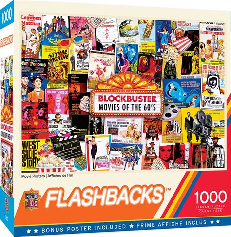 Movie Posters, 1000 Pieces, MasterPieces | Puzzle Warehouse