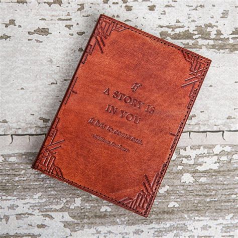 Refillable if a Story Handmade Leather Journal | Handmade leather ...