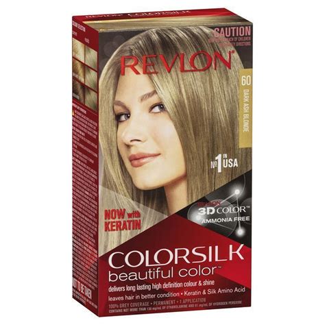 Buy Revlon ColorSilk 60 Dark Ash Blonde Online at Chemist Warehouse®