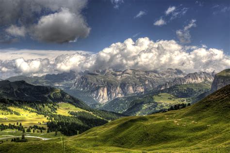 italy, Mountains, Sky, Scenery, Grass, Clouds, Nature Wallpapers HD ...