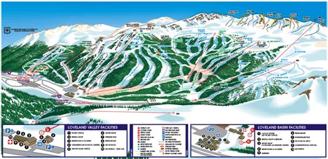 Loveland Ski Area Trail Map | Colorado Ski Resort Maps