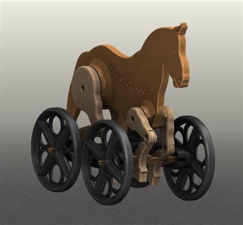 Mechanical Trotting Toy Horse. – EnDTaS