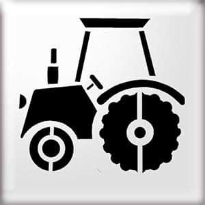 The Stencil Studio Ltd - Tractor Stencil - Reusable Stencil - Size Large (A2) (10231L): Amazon ...