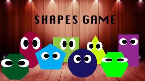 Basic shape game for children - YouTube