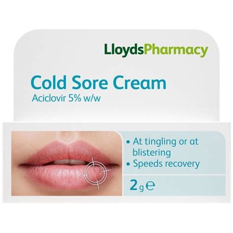 Cold Sore Cream - 2g - Medicine Marketplace