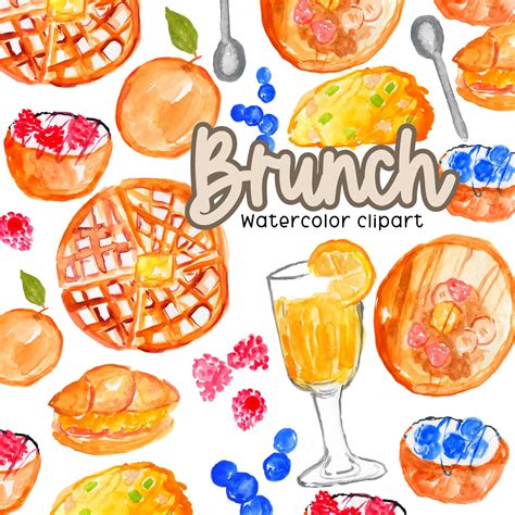 Saturday Brunch Clipart Free