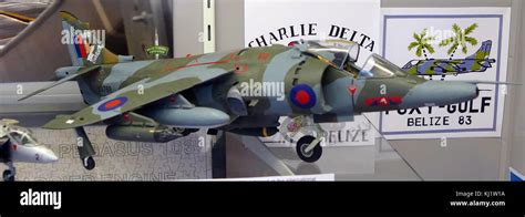 Model of the HS Harrier GR3 which was in operation until 1993. Dated ...