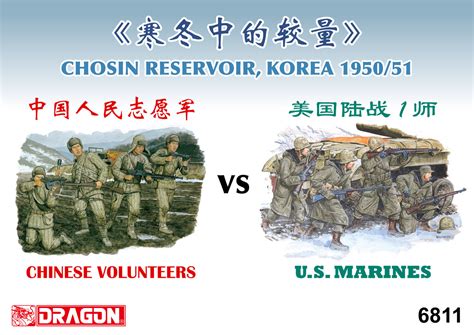 1/35 Chinese Volunteers vs U.S. Marines, Chosin Reservoir Korea 1950 ...