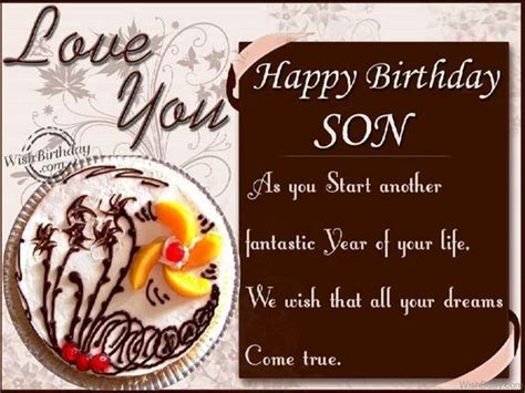 43 Birthday Wishes For Son