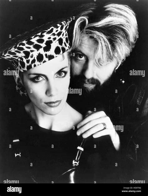 Annie Lennox, Dave Stewart, of the Eurythmics, ca. mid-1980s Stock Photo - Alamy