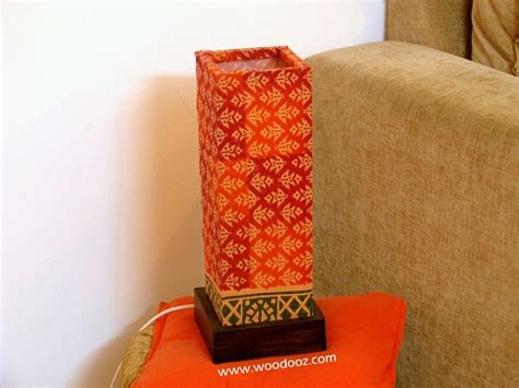 Do it yourself Lampshade made with wooden frame and colorful patterned fabric... I love it... Do ...