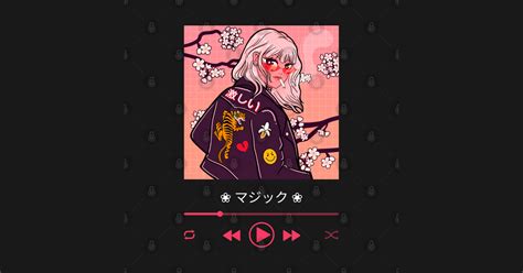 anime playlist - Anime Girls - Aufkleber | TeePublic DE