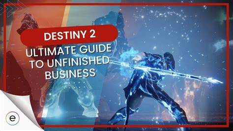 Destiny 2 Unfinished Business Quest [Walkthrough] - eXputer.com