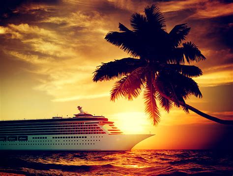 Cruise Ship Sunset Stock Photos, Pictures & Royalty-Free Images - iStock