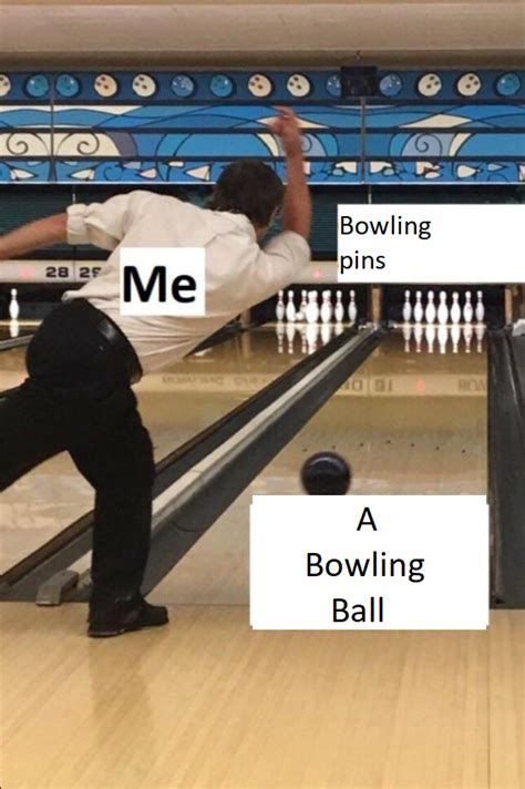 Me / Bowling Pins / A Bowling Ball | The Bowler | Know Your Meme