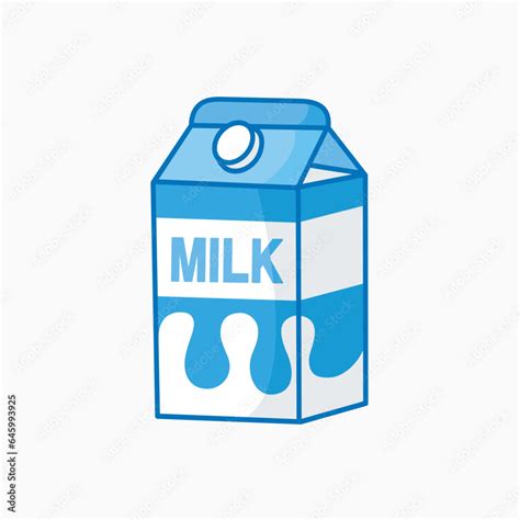 Milk box cartoon vector illustration Stock Vector | Adobe Stock