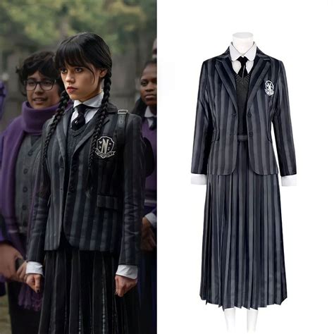 Wednesday Addams School Uniform 🖤🖤🖤 $64 | Wednesday costume, Wednesday addams dress, Wednesday ...