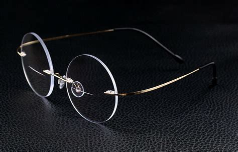 Vintage Rimless Bifocal Reading Glasses Round Flexible Mens Womens Readers Retro - Reading Glasses