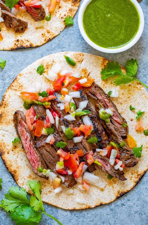 Easy Carne Asada Tacos Recipe (+ Marinade) - Averie Cooks