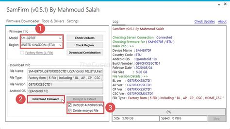 SamFirm Tool - Download Links & How to Use it to Download Latest Samsung Stock Firmware