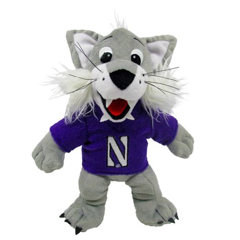 Northwestern University Wildcats Mascot Willie The Wildcat Plush