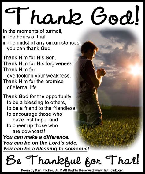 Thank God! | Thank god, Good prayers, Inspirational quotes