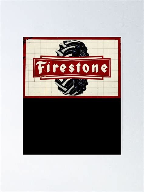 "Firestone tires vintage logo" Poster for Sale by MichaelJones6 | Redbubble