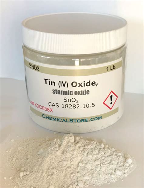 Tin Oxide, Stannic Oxide, Tin (IV) Oxide, SnO2, 99.8% - ScienceKitStore.com