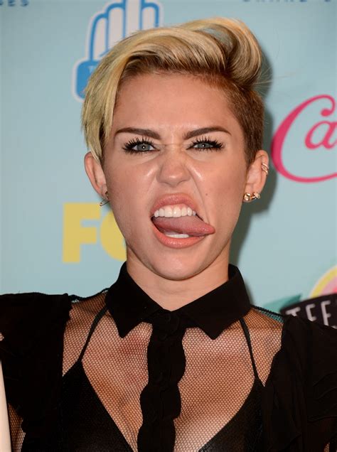 What is up with Miley Cyrus' tongue?