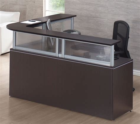 Best L Shaped Reception Desk | Reception desk, Modern reception desk ...