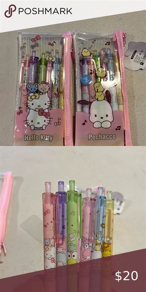 Sanrio pens Pochacco, Hera, Sanrio, Hello Kitty, Bag, Picks, Vintage ...