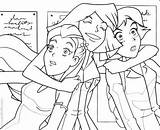 Totally Spies Free Printable Coloring Page  Home sketch template