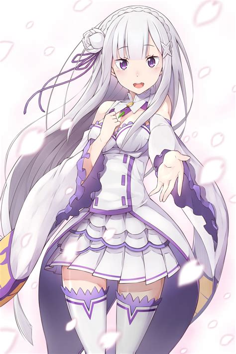 Emilia Re Zero Character - 2000x3000 Wallpaper - teahub.io