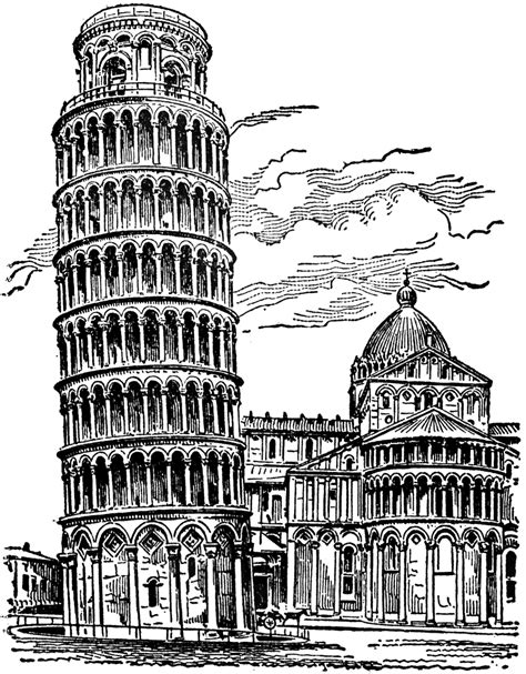 Leaning Tower Of Pisa Clipart - ClipArt Best