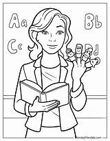 20 Teacher Coloring Pages Free PDF Printables sketch template