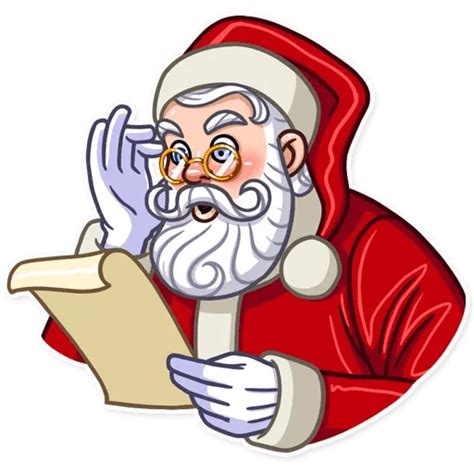 Santa Claus WhatsApp Stickers - Stickers Cloud