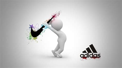 Wallpaper : Nike, illustration, logo, cartoon, graphic design, Adidas ...