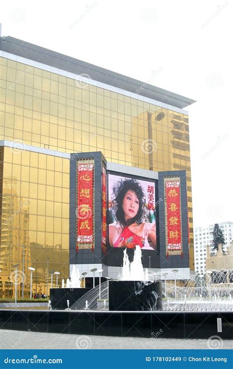 Exterior View of the Sands Macao Casino Editorial Stock Image - Image ...