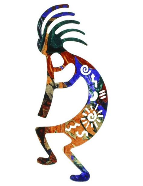 12" Kokopelli Metal Wall Art - Southwest Wall Decor - Lazart