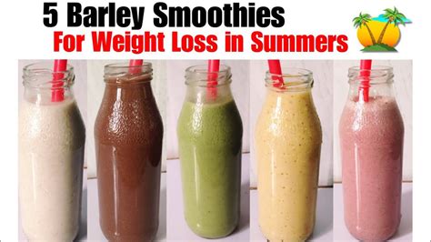 5 Barley Instant smoothie/ Shakes recipes for Weight Loss | How to make Barley Smoothie & Sattu ...