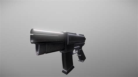 Doom 1993 box art pistol - 3D model by SonicTm2006 [0c810ce] - Sketchfab